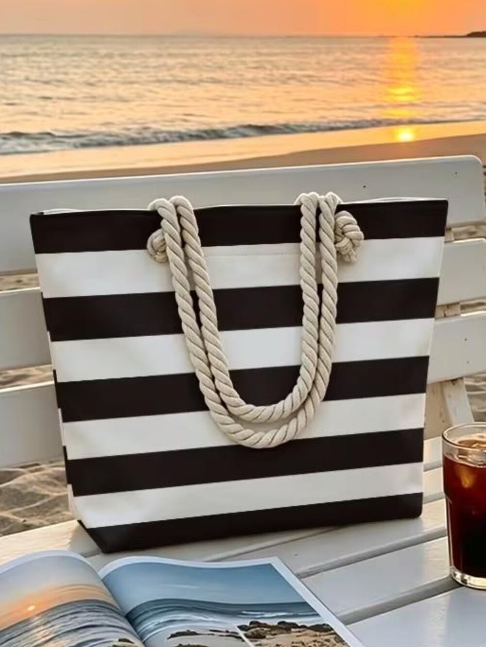 CLASSIC STRIPED TOTE